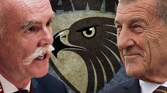 Former AustralianSuper boss Ian Silk has his eye on the Hawks.