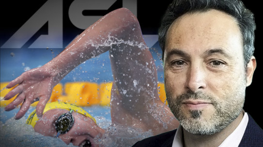 David Brandi, the principle investor of the proposed new Australian Swimming League, was convicted this year of tax fraud.