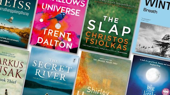 Our pick of great Australian reads includes books by Anita Heiss, Trent Dalton, Christos Tsiolkas, Tim Winton, Liane Moriarty, Shirley Hazzard, Kate Genville and Markus Zusak.