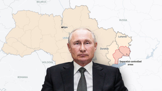 Ukraine map explainer 