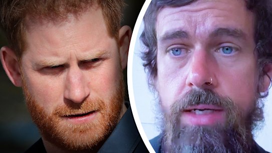 Prince Harry says he emailed Jack Dorsey to warn him Twitter was being used to stage a coup.