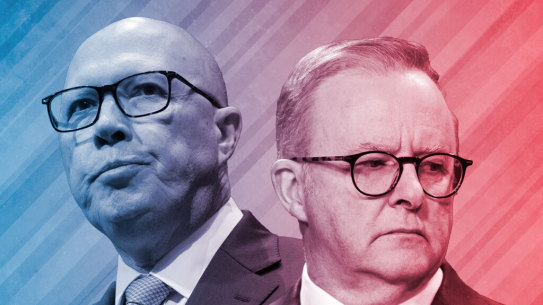Peter Dutton and Anthony Albanese.