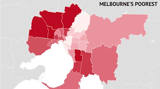 How disadvantage, COVID cases and casual work show Melbourne's social faultlines.