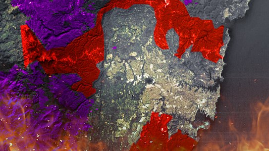 A ring of risky bush surrounds Sydney.