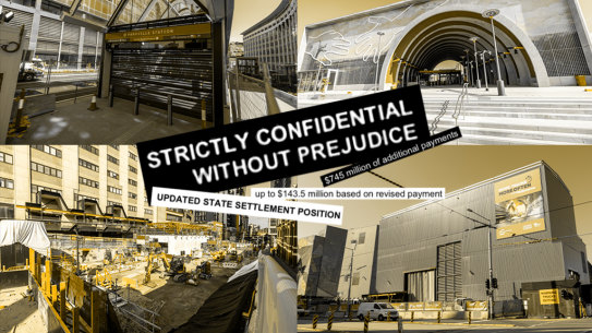 The Allan government has offered the companies building the Metro Tunnel $888 million to get the project completed by deadline.