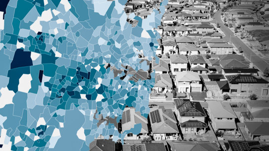 Sydney suburbs where homeowners can’t meet their mortgage repayments.