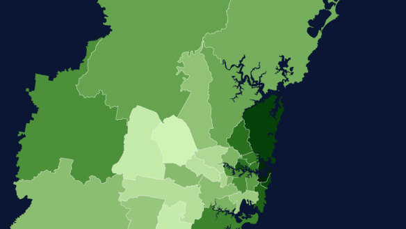 Sydney suburbs with the largest home deposits