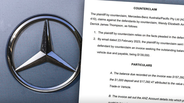 They spent $139,000 on a new car but got scammed. Mercedes wants them to pay again