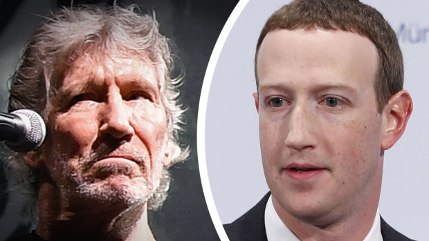 Roger Waters and Mark Zuckerberg