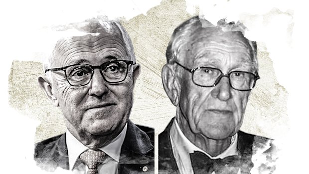 Forgotten and ignored and, worse, reviled by their own tribe: Liberal leaders Malcolm Turnbull and Malcolm Fraser.