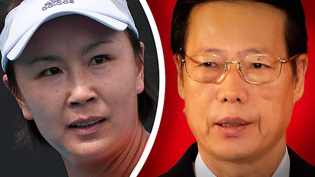 Peng Shuai and Zhang Gaoli.