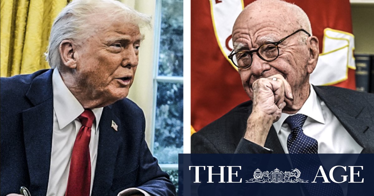 Rupert Murdoch in Oval Office as Trump shakes up trade ties with Mexico ...