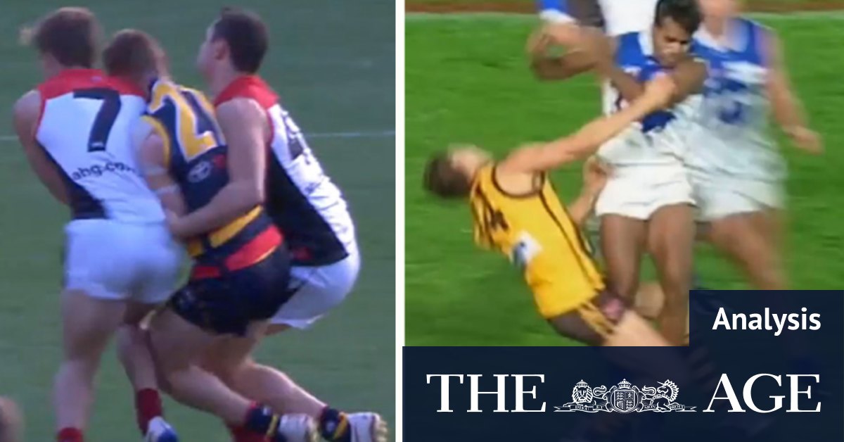 Afl 2020 The Devolution Of The Bump In Australian Rules Football As Game Wrestles With Head High Contact
