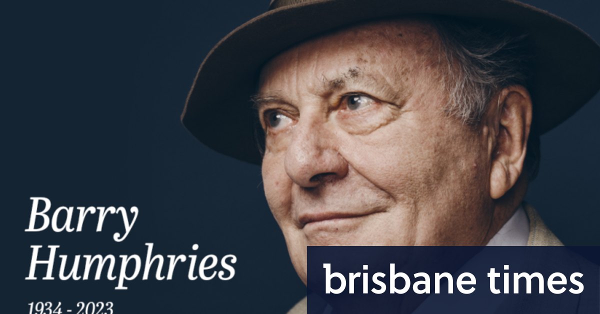 Barry Humphries obituary - Vimarsana News