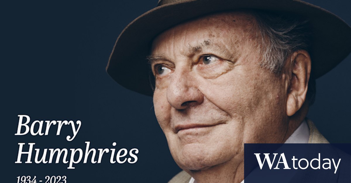 Barry Humphries obituary: A master comedian who made an Australian housewife a global superstar - Vimarsana News