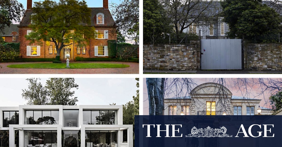 Melbourne luxury property: Toorak house price records were reset in 2022, but the market under $10 million eased - Vimarsana News