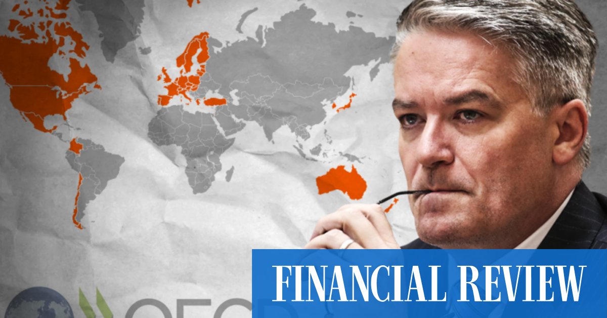 Mathias Cormann OECD leadership battle narrows