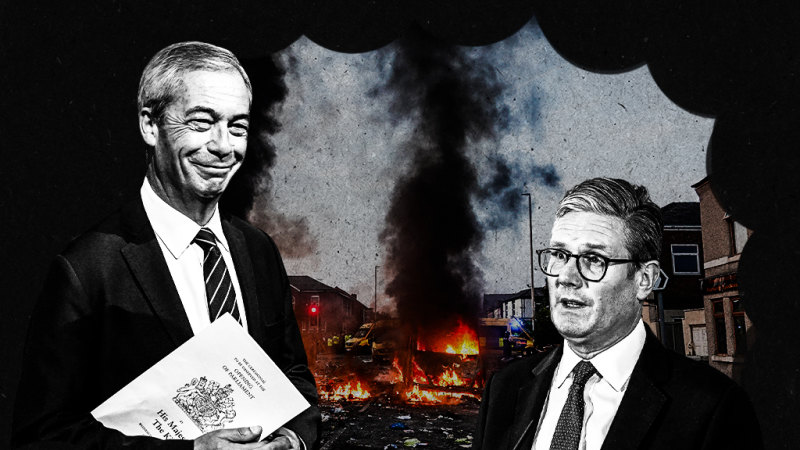 English riots, social media and the running sore of British politics