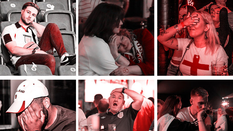 At the final whistle, England looked as if they had their hearts ripped out