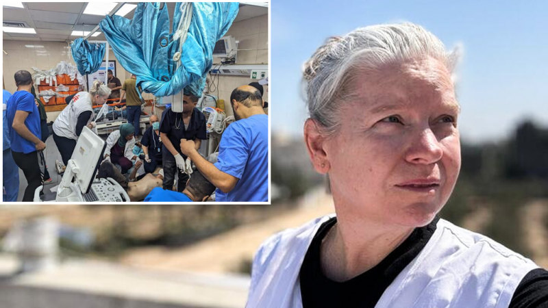 WA nurse in Gaza: Smell of blood is unbearable as bodies lie everywhere