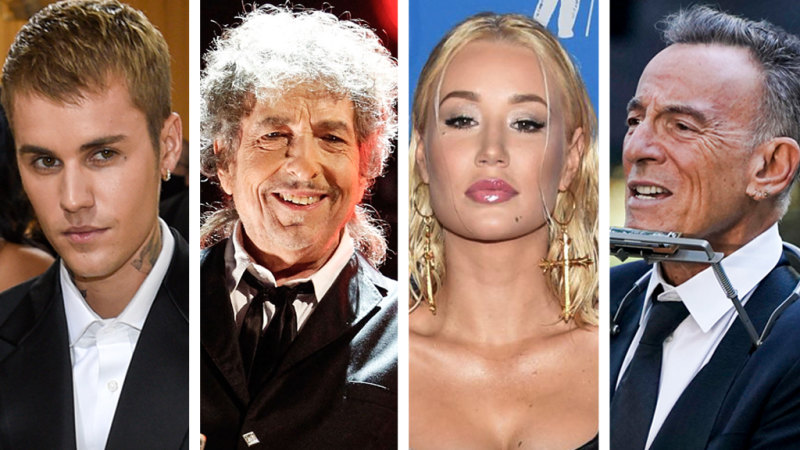Justin Bieber, Bob Dylan: Why music's biggest stars are selling ...