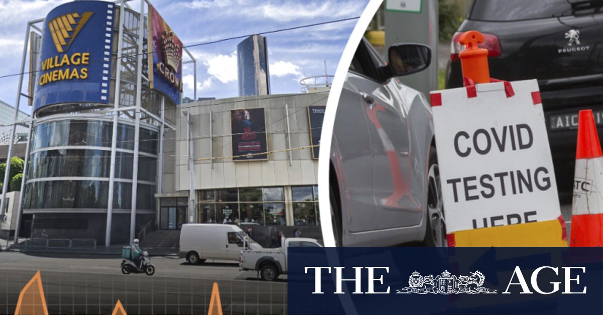 Crown cinema among new exposure sites as Victoria records ...