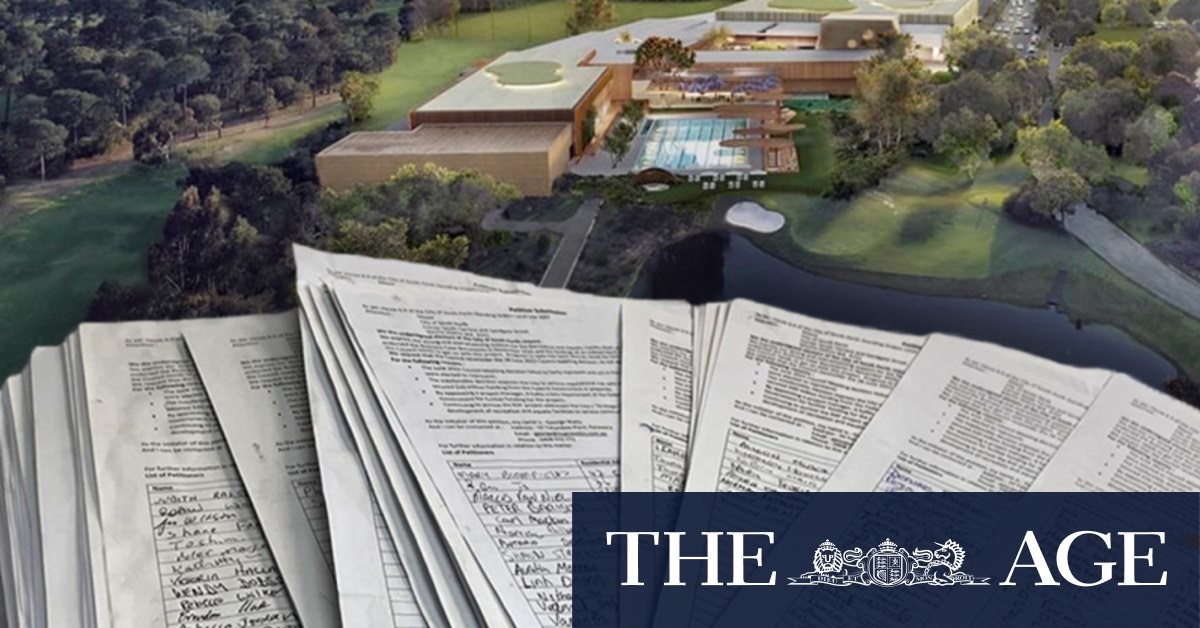 Plot thickens over controversial $80m South Perth aquatic centre - Vimarsana News