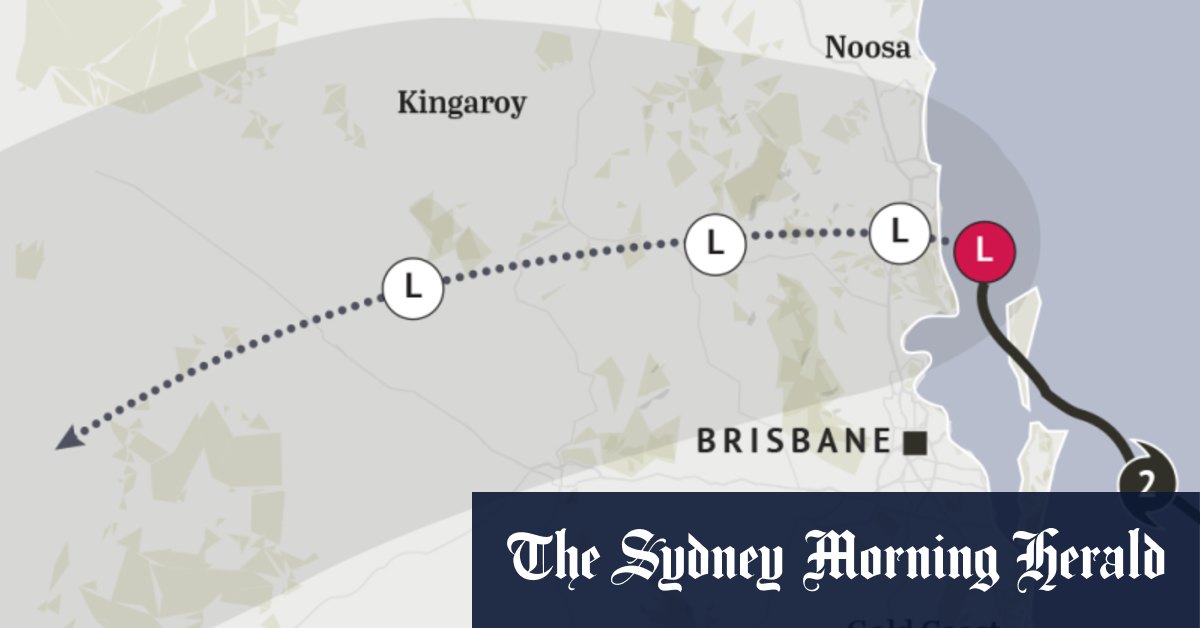 Cyclone Alfred tracking: Maps of storm’s path, weather warnings and ...