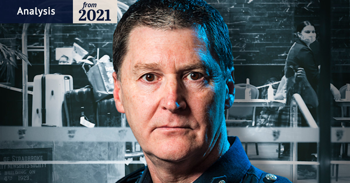 ‘Hiding place for cowards’: Police chief looks beyond COVID challenge