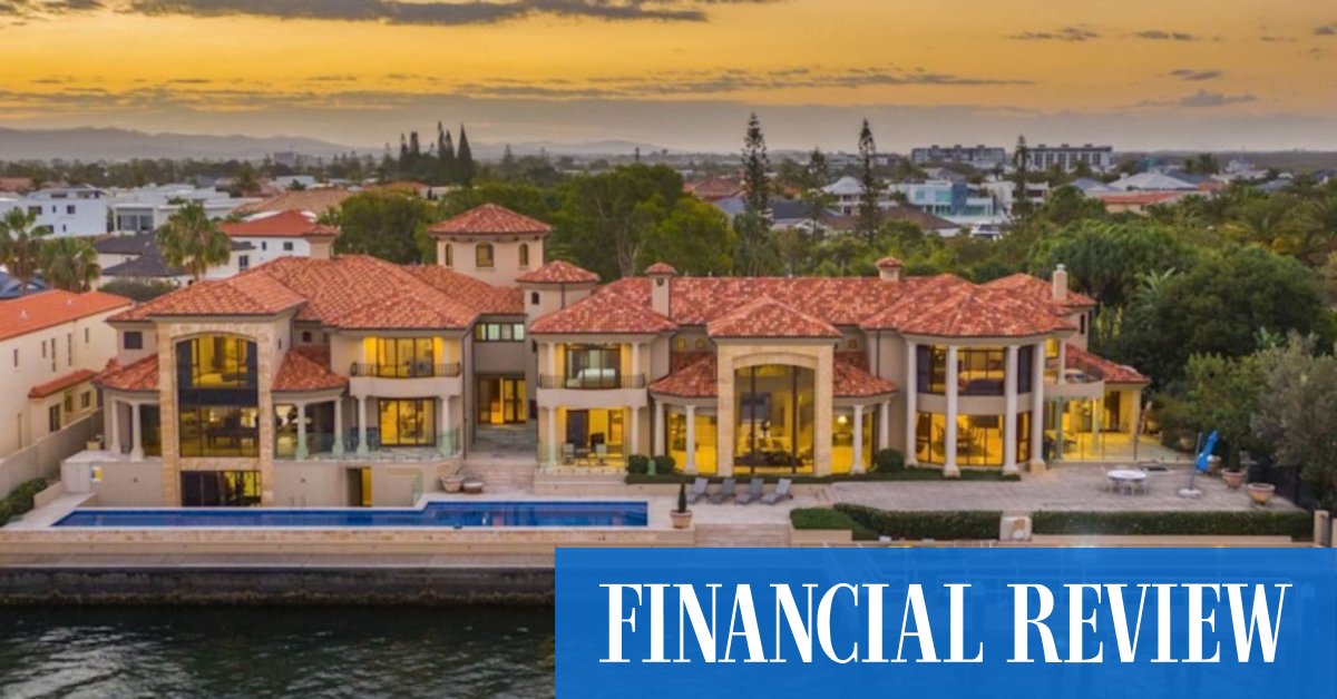 Sovereign Islands waterfront mansion on the Gold Coast sells for $14.18m, setting price record - Vimarsana News