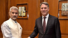 Deputy PM Richard Marles meets India’s External Affairs Minister Subrahmanyam Jaishankar in New Delhi on Tuesday.