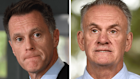 NSW Premier Chris Minns (left) and former One Nation MP turned independent Mark Latham.