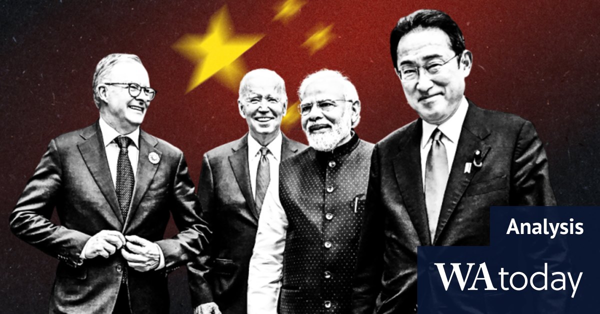 Why the four countries most focused on containing China have stopped mentioning it