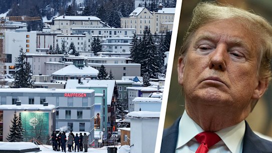 The last time Donald Trump appeared at the World Economic Forum at Davos in Switzerland his aggressive comments on trade presaged the start of the damaging trade war with China