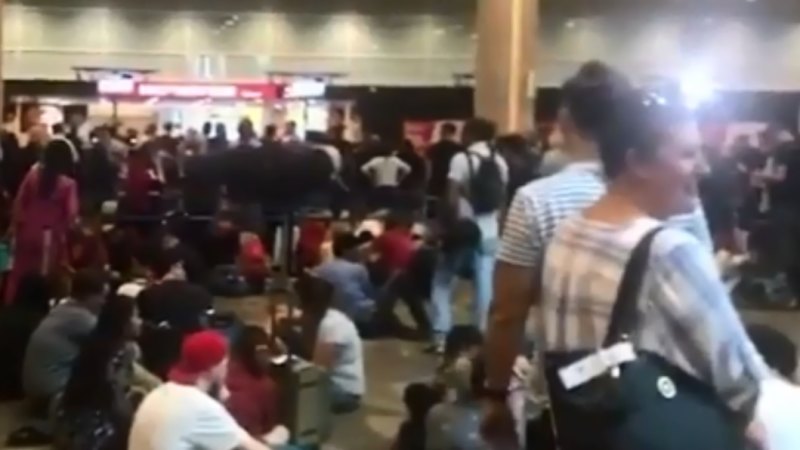 Immigration lockdown at Bali airport after IT struggles