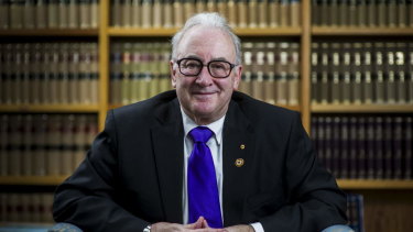 ACT Supreme Court chief justice Terence Higgins was to be the ACT's integrity commissioner.