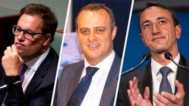 Liberals Jason Falinksi, Tim Wilson and Dave Sharma joined the condemnation of Labor's electric car target.