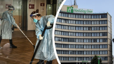 Melbourne Airport’s Holiday Inn cluster stands at 19 cases.
