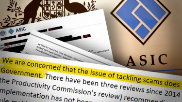 Senior ASIC officials have privately criticised the federal government for losing interest in scams. 