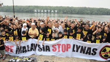 It is the Malaysians near the Lynas plant who have been doing the worrying over the radioactive material stored on site.