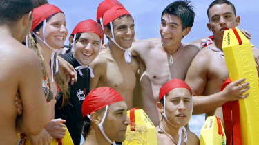 Students take part in Surf Life Saving Australia's multicultural program at Wanda Beach, Cronulla.