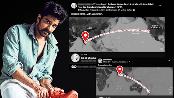Indian actor Naga Shaurya’s handsome mug inexplicably shows up on the Facebook feeds of some Brisbane-bound travellers. 