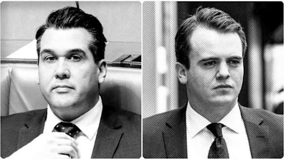 Michael Sukkar (left) and Marcus Bastiaan.