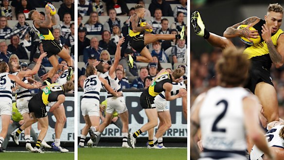 Shai Bolton flies high in round eight.