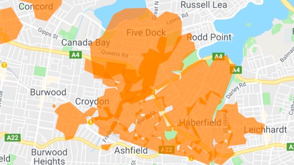 Power is out in multiple suburbs in Sydney's inner west.