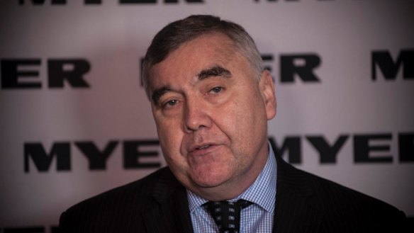 Former Myer chief executive Bernie Brookes.