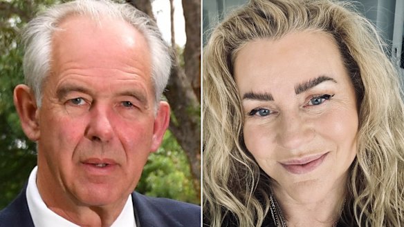 Unsuccesful candidates Peter Clarke (left) and Susan Bissinger.