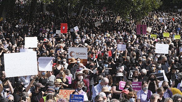 People from all walks of life turned out for the March 4 Justice protests.