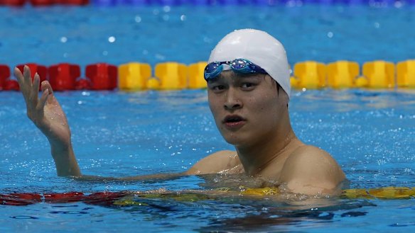 China's Sun Yang was beaten by Mack Horton in the 400m freestyle at the Rio Olympics.