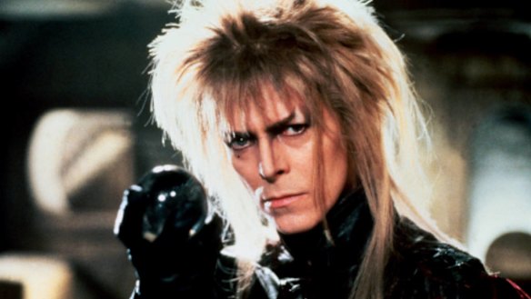 David Bowie as the Goblin King in 1986 movie Labyrinth.